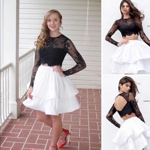 Sherry Hill black and white dress, size 2.